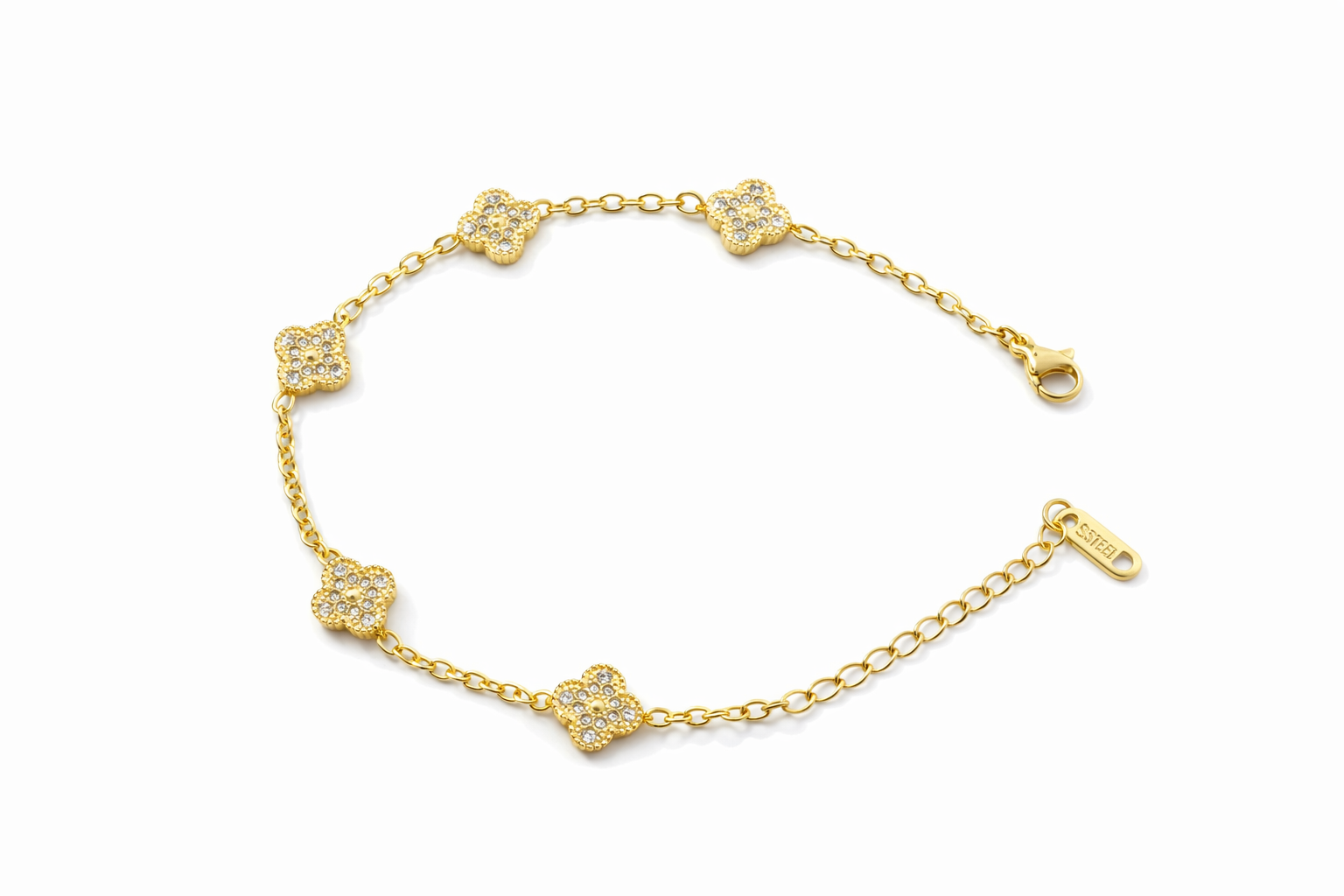 Van Cleef Model Gold Bileklik