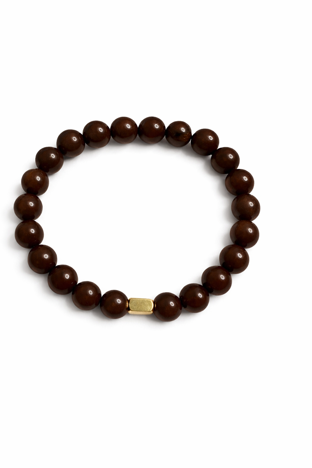 Koyu Kahve Ceyt Taşı Bileklik