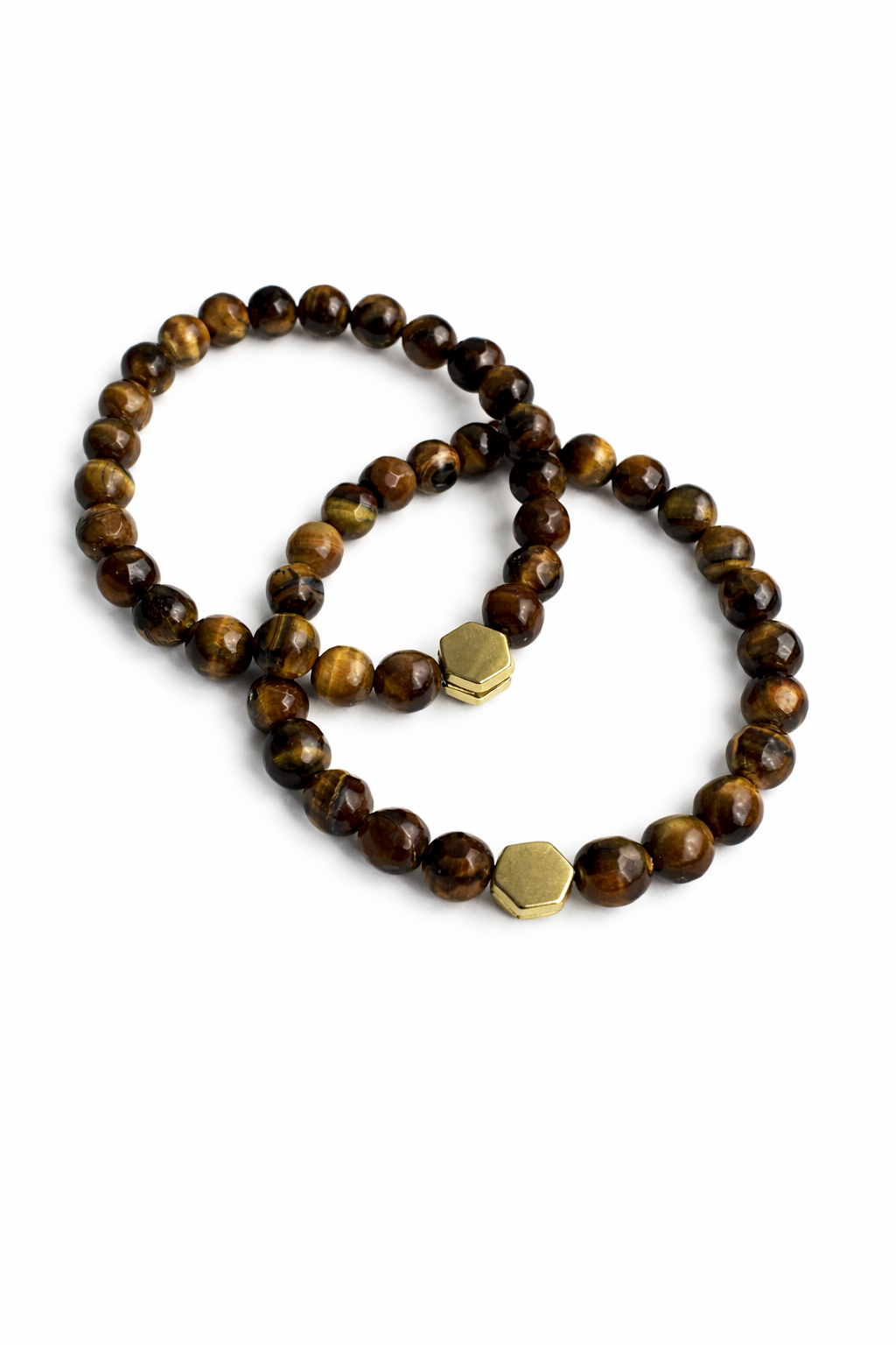 Fasetli Kaplangözü Doğaltaş Bileklik